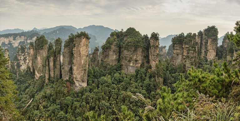 Un des sites de Zhangjiajie