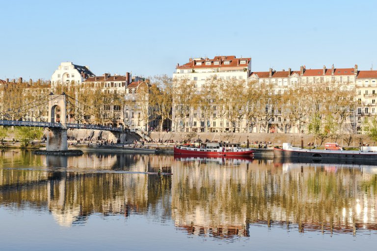 La ville de Lyon en france